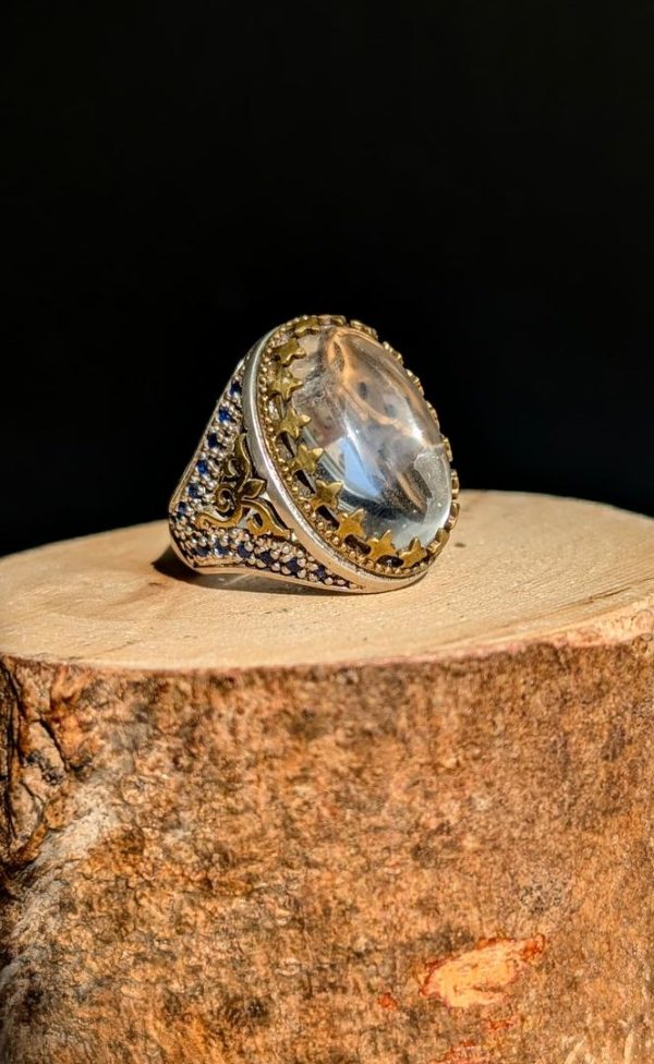 BAGUE CRISTAL DE ROCHE