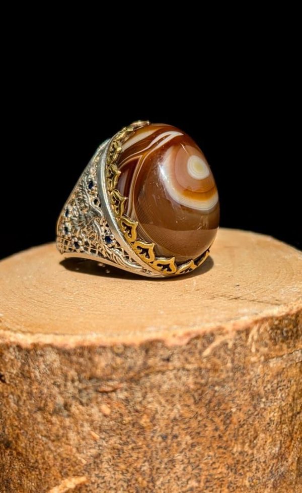 BAGUE AGATE SOULEYMANE