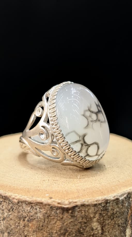 BAGUE AGATE DRAGON