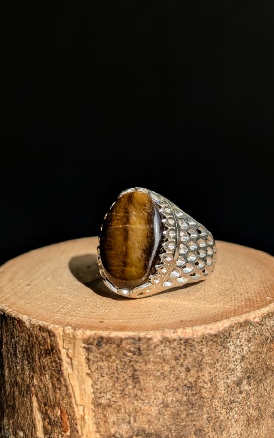 BAGUE OEIL DE TIGRE