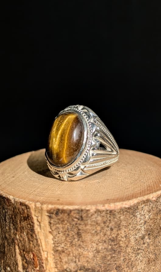 BAGUE OEIL DE TIGRE