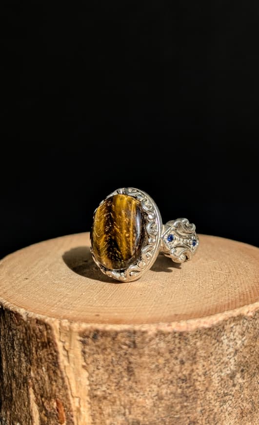 BAGUE OEIL DE TIGRE