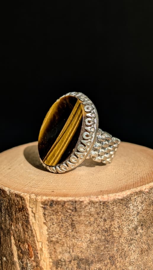 BAGUE OEIL DE TIGRE