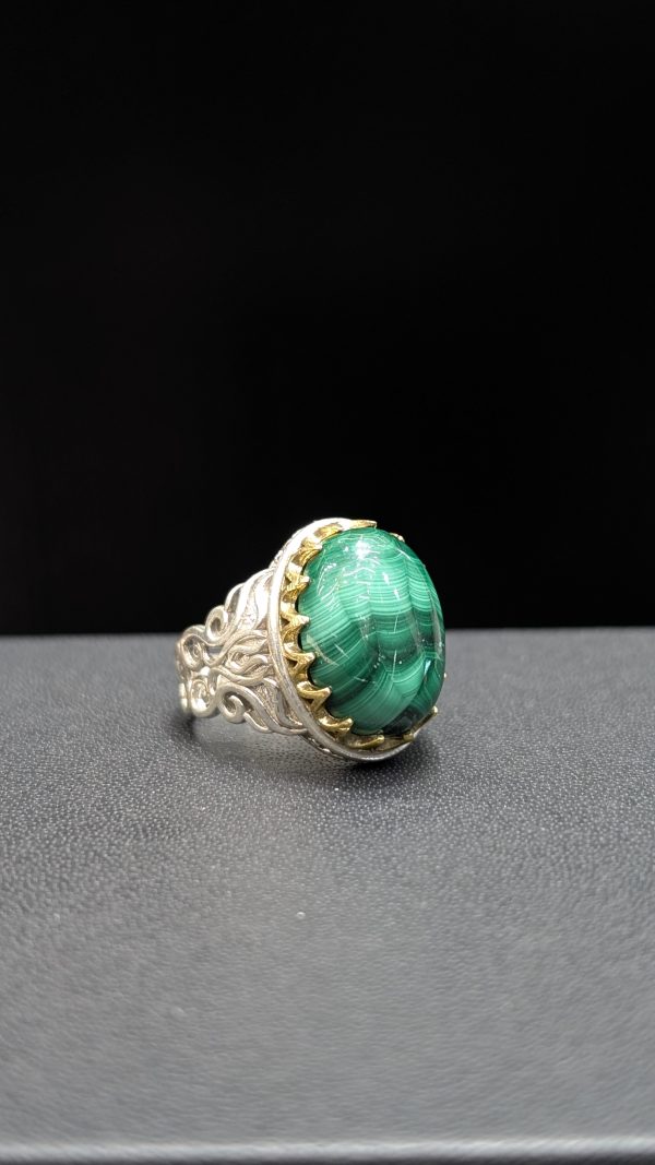 BAGUE MALACHITE