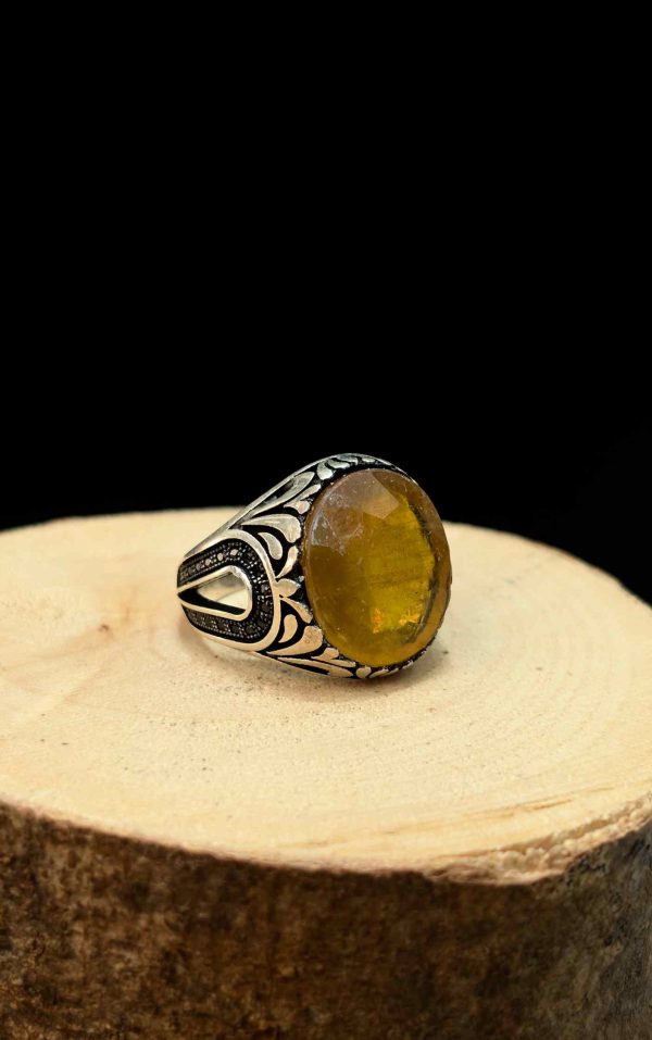 BAGUE SAPHIR JAUNE